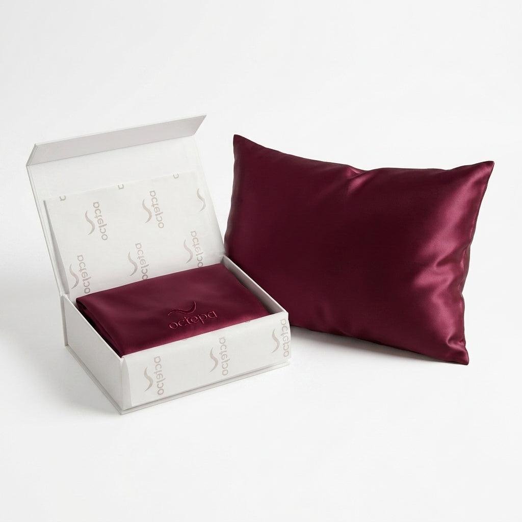 Taie d'oreiller en soie premium