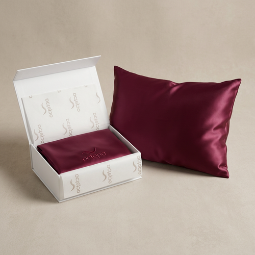 Taie d'oreiller en soie premium