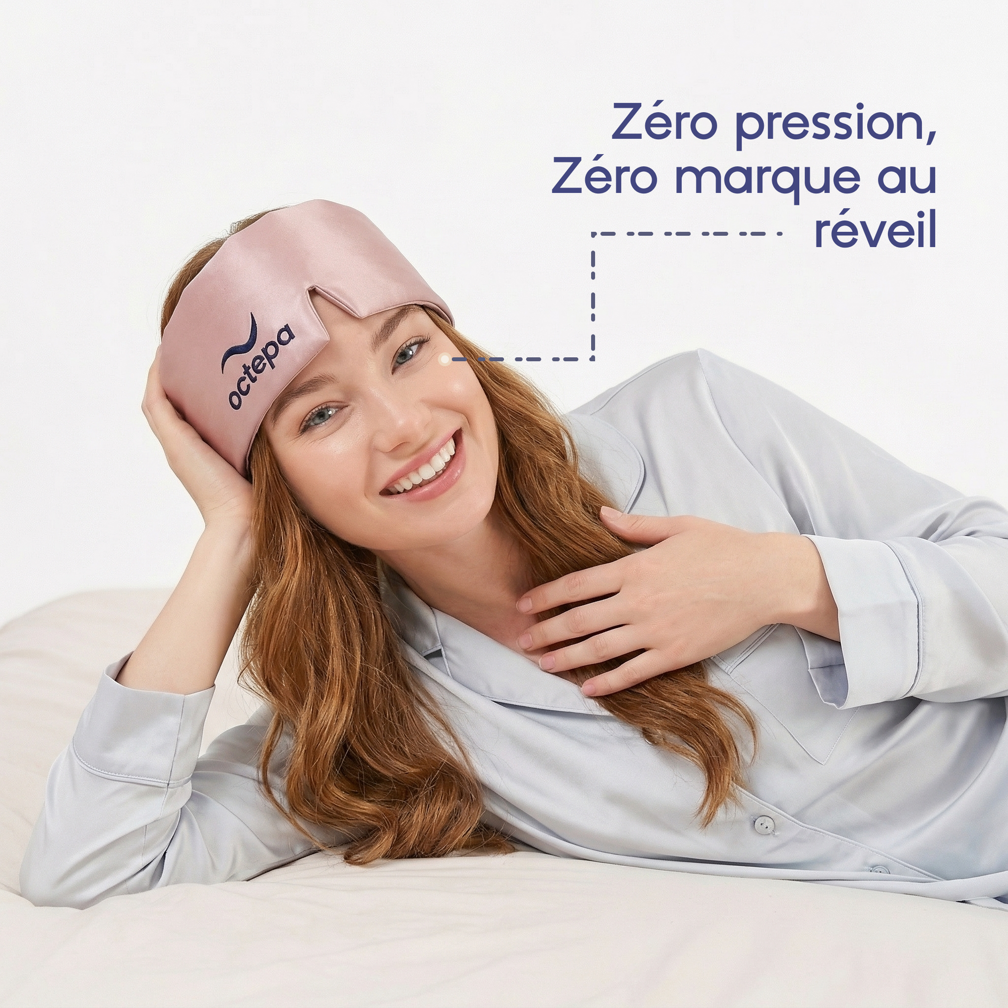 Le masque de nuit anti-âge en soie