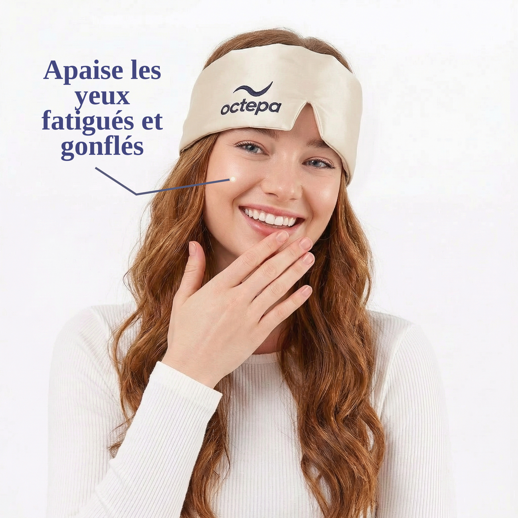 Le masque de nuit anti-âge en soie