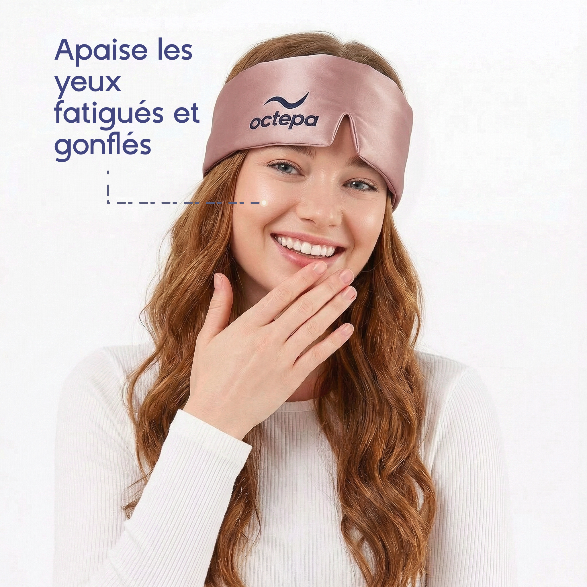 Le masque de nuit anti-âge en soie
